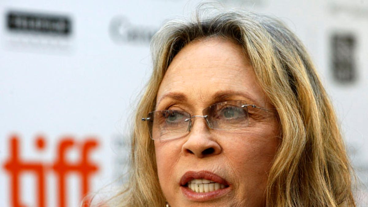 Actor Faye Dunaway arrives at the gala presentation for the film 