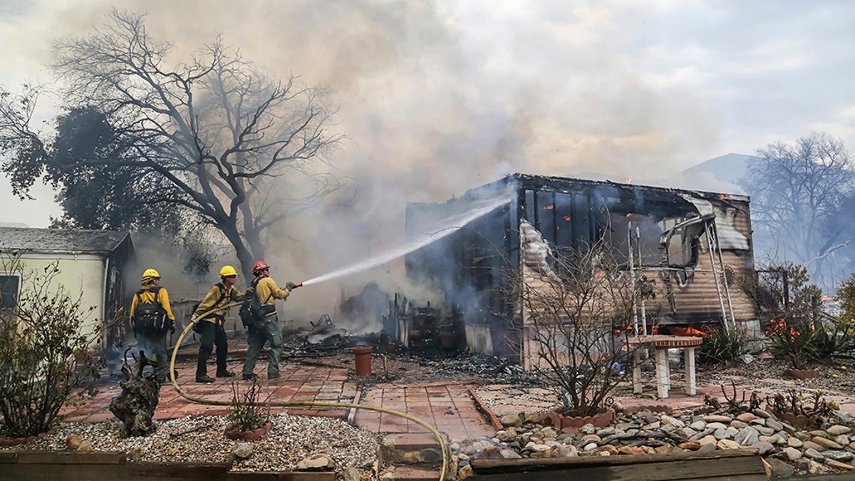 Firefighters Battle To Contain Wildfires Sweeping Through California ...