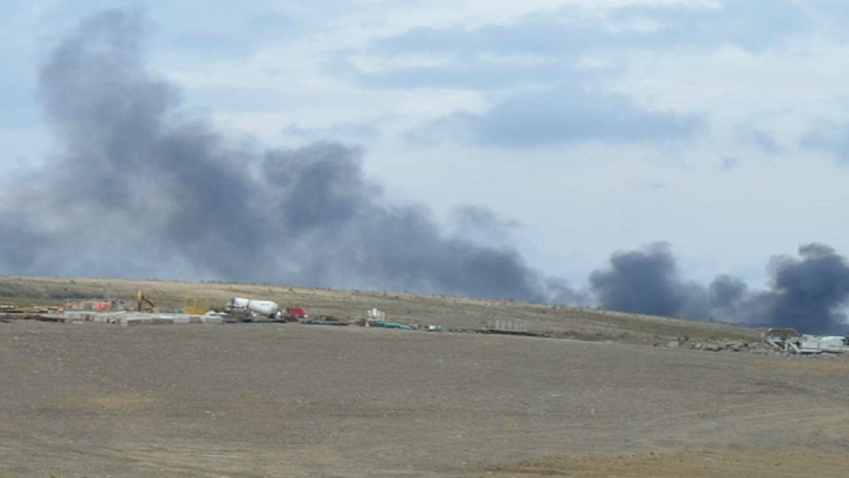 Flight 93 Memorial Fire