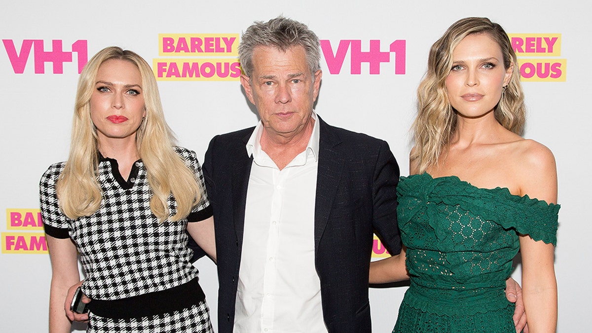 WEST HOLLYWOOD, CA - JUNE 14:  (L-R) Erin Foster, David Foster and Sara Foster arrive for the Premiere For VH1's 