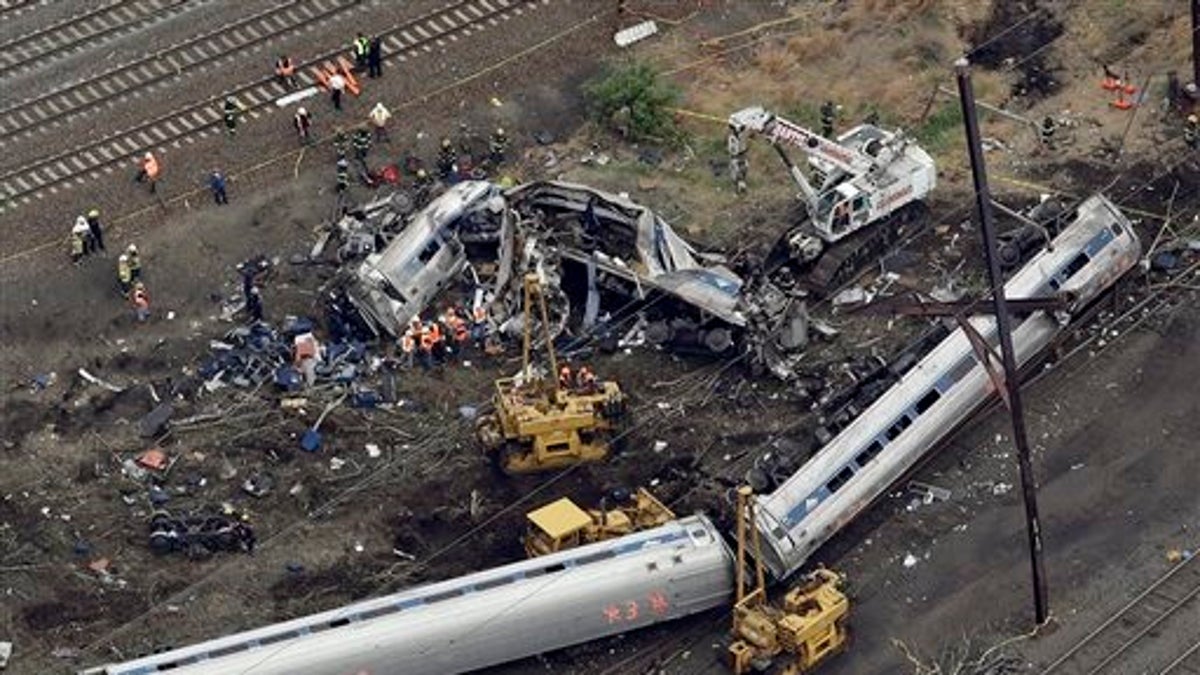 APTOPIX Amtrak Crash