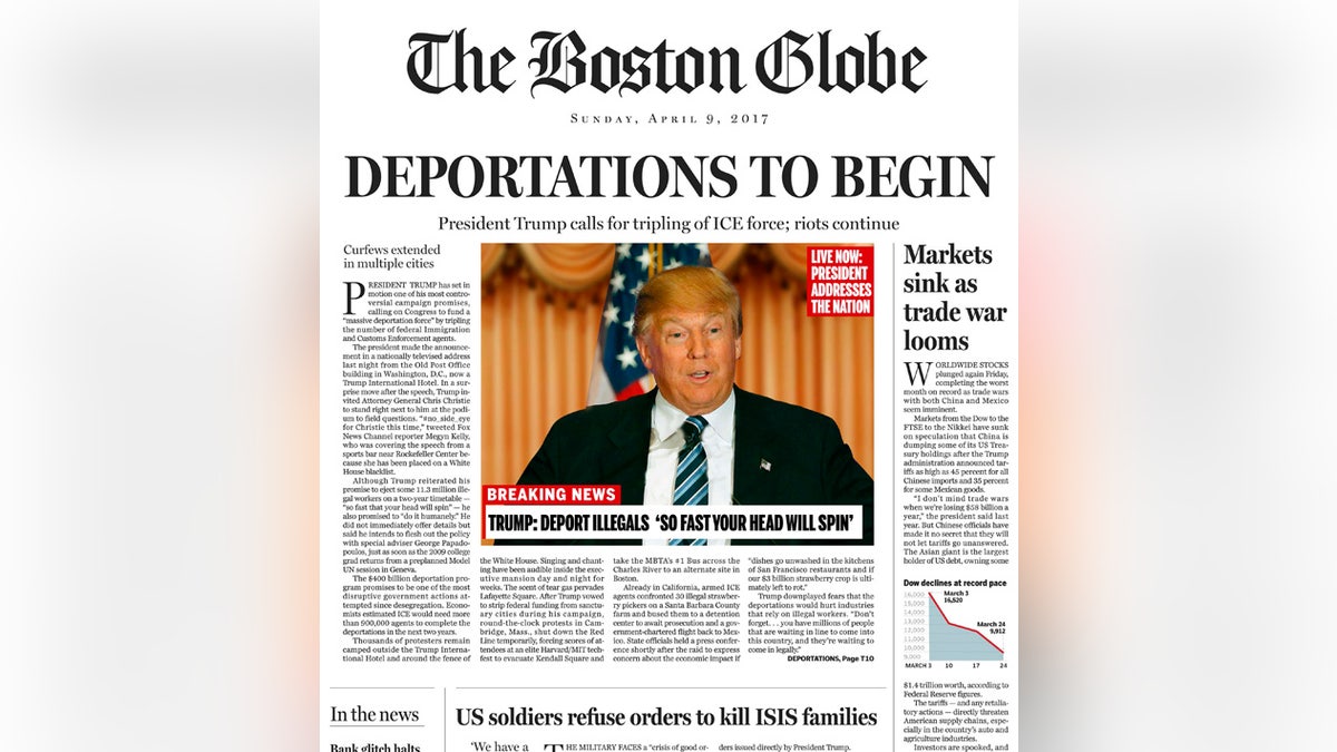 GOP 2016 Trump Boston Globe