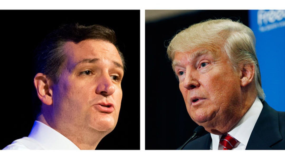 GOP 2016 Trump and Cruz