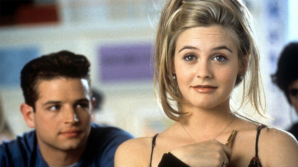 Justin Walker and Alicia Silverstone in a scene from the film 'Clueless', 1995. (Photo by Paramount Pictures/Getty Images)