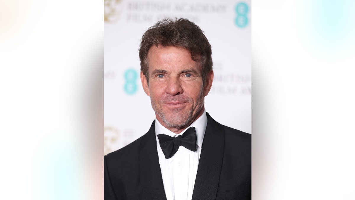 LONDON, ENGLAND - FEBRUARY 18:  Dennis Quaid in the press room during the EE British Academy Film Awards (BAFTAs) held at Royal Albert Hall on February 18, 2018 in London, England.  (Photo by Mike Marsland/Mike Marsland/WireImage)