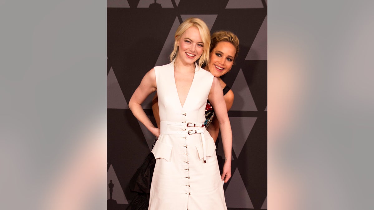 Getty Emma Stone Jennifer Lawrence