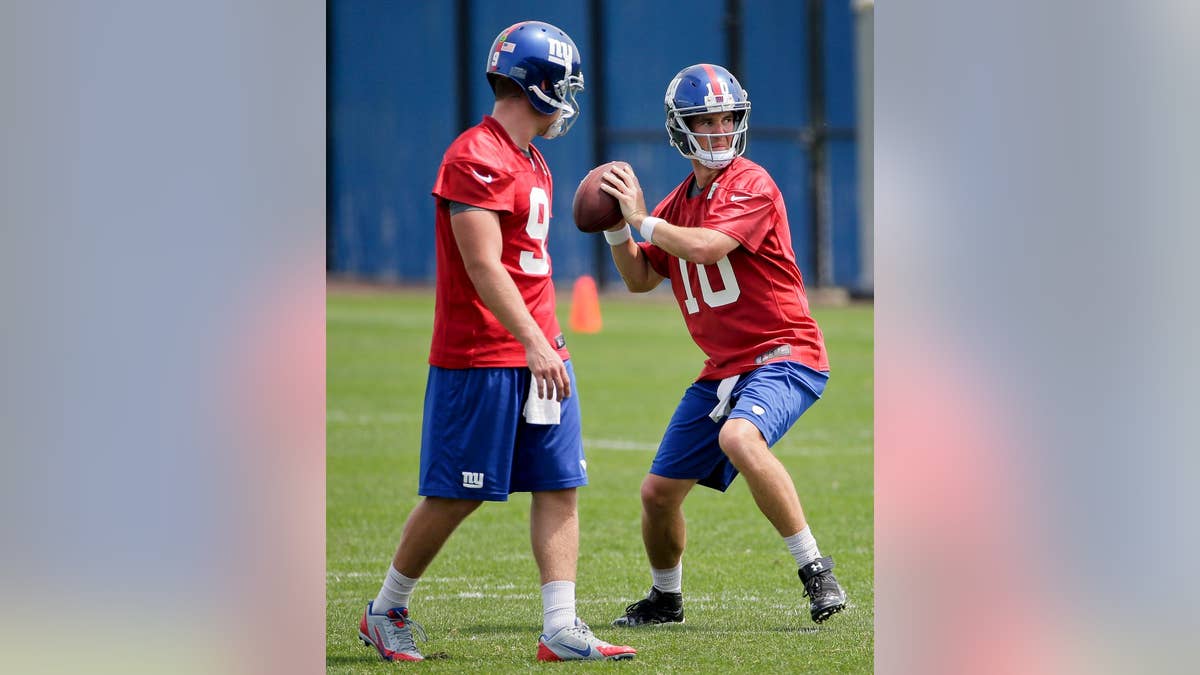 Giants' Eli Manning getting comfortable with offense