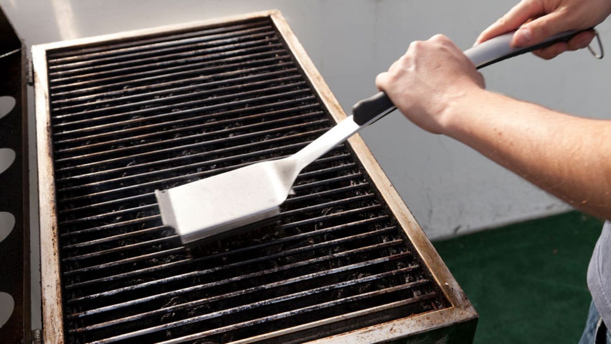 Cleaning the Grill