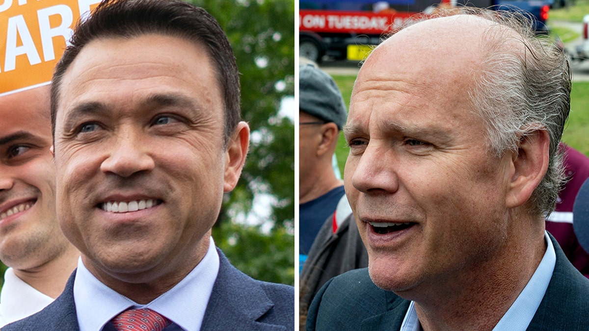 Former Rep. Michael Grimm and Rep. Dan Donovan