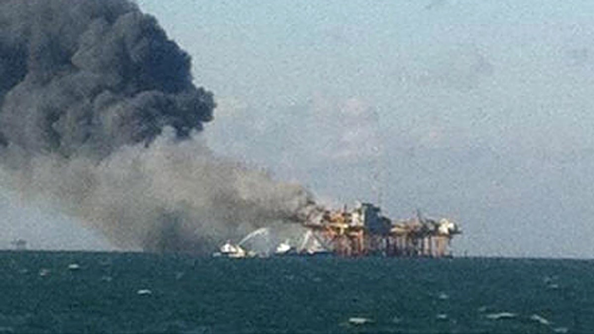 Gulf Rig Fire