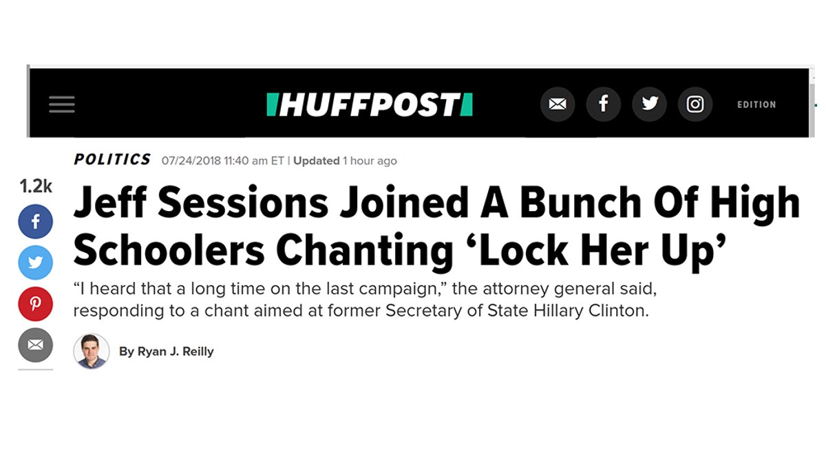 Media reports on Sessions