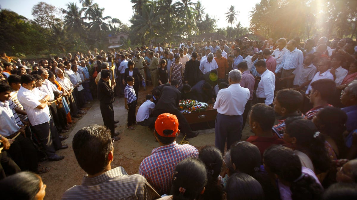 India Royal Hoax Nurse Funeral