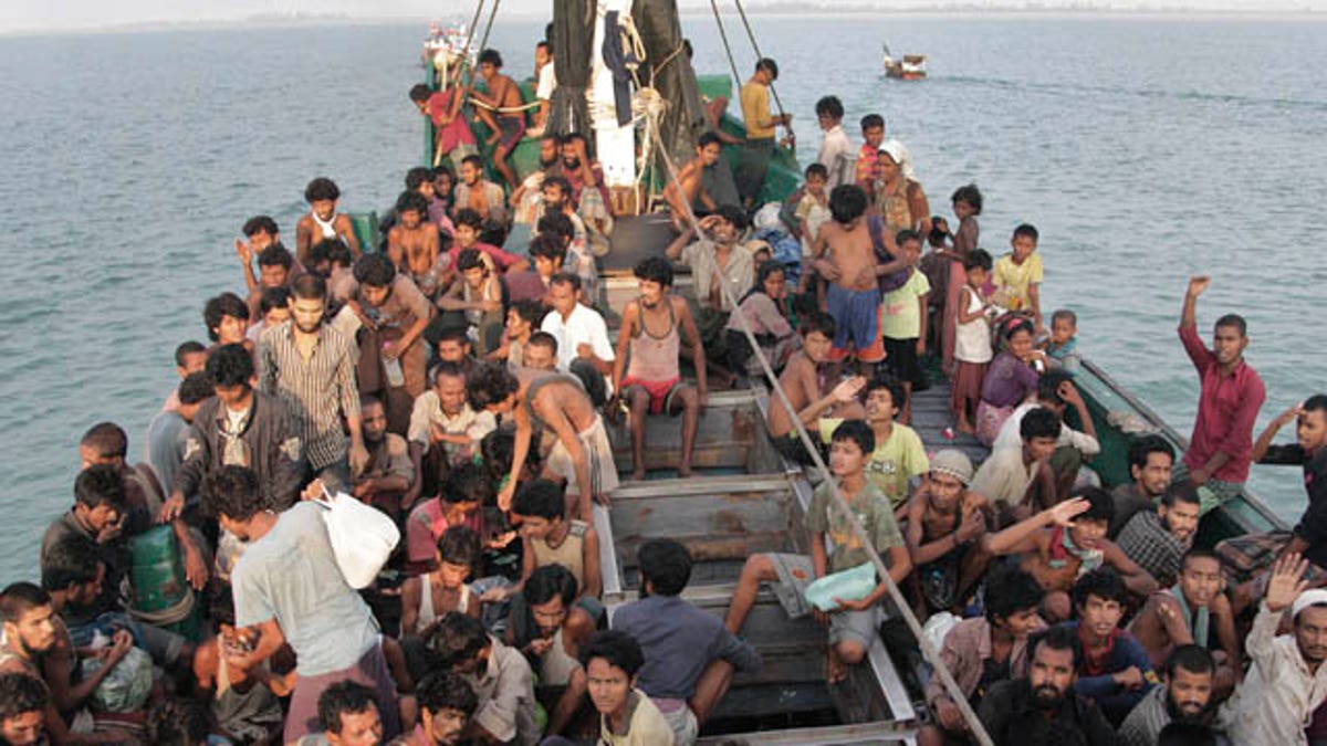 Indonesia Rohingya Boat People