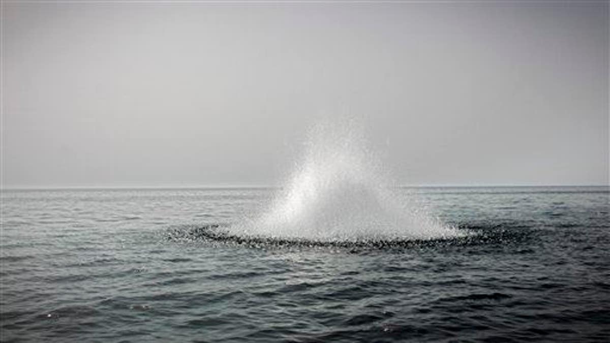 Mideast Libya Dynamite Fishing