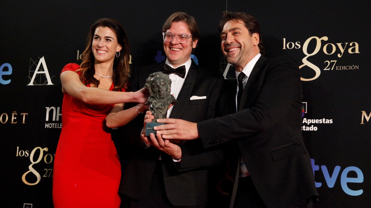 Javier Bardem All Smiles at Goya Awards