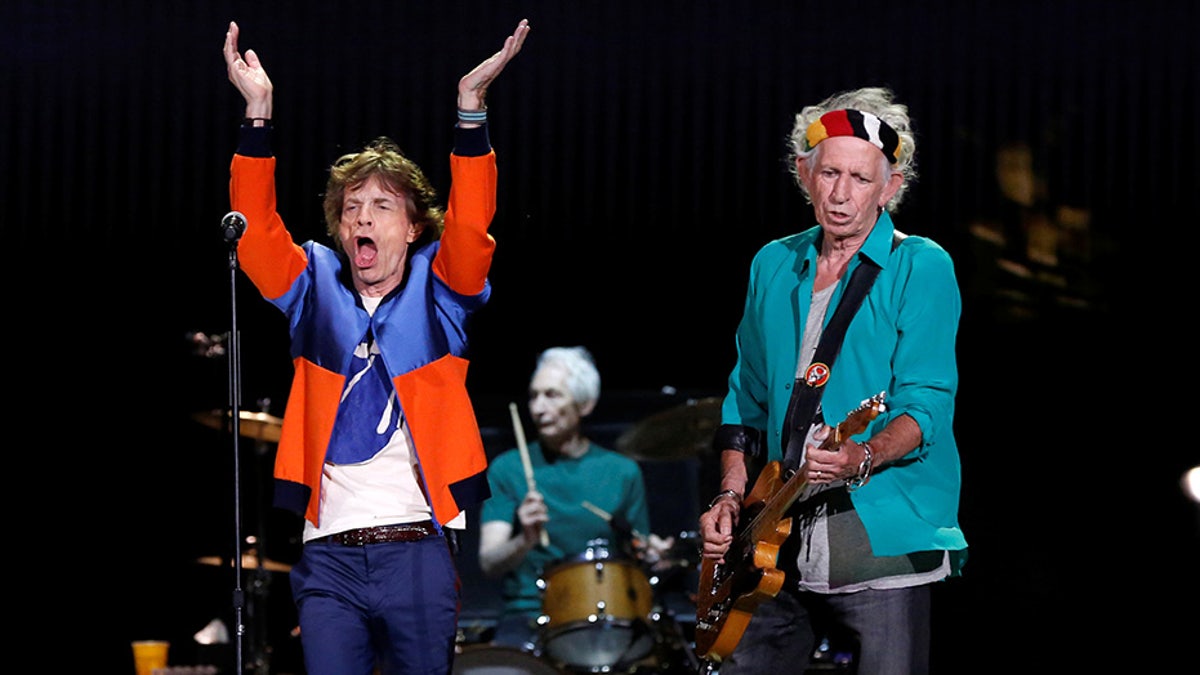 Jagger Richards Stage REUTERS