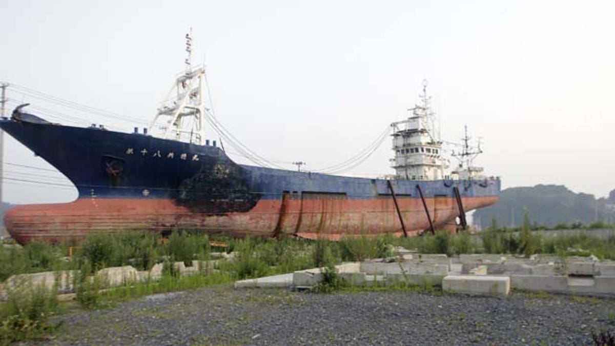Japan Searches for Ship Swept Away in Tsunami