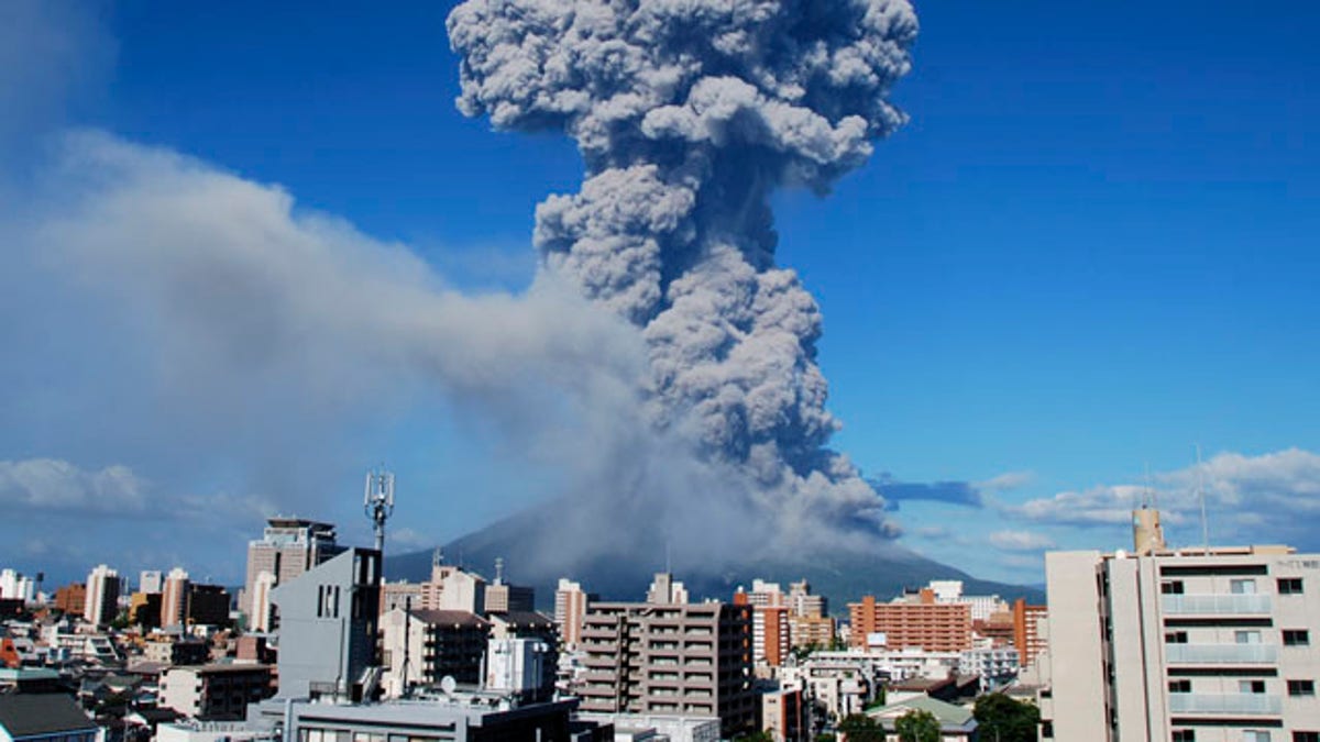 Japan Eruption