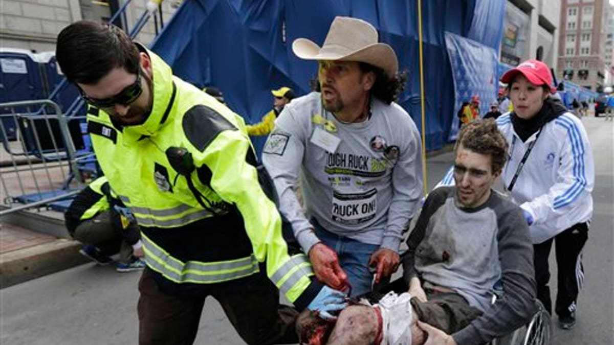 Boston Marathon-Rescuer Questioned