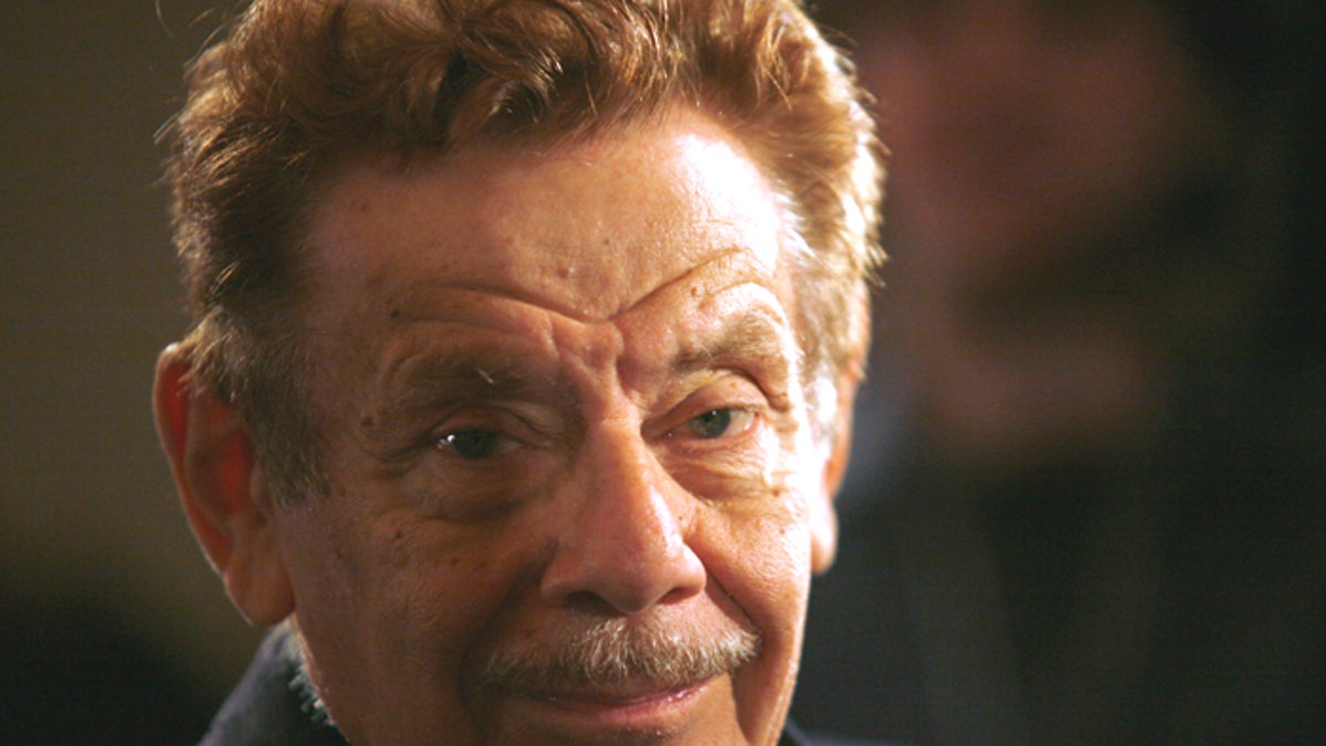 Actor Jerry Stiller arrives at the American Museum of Natural History for the premiere of the movie 