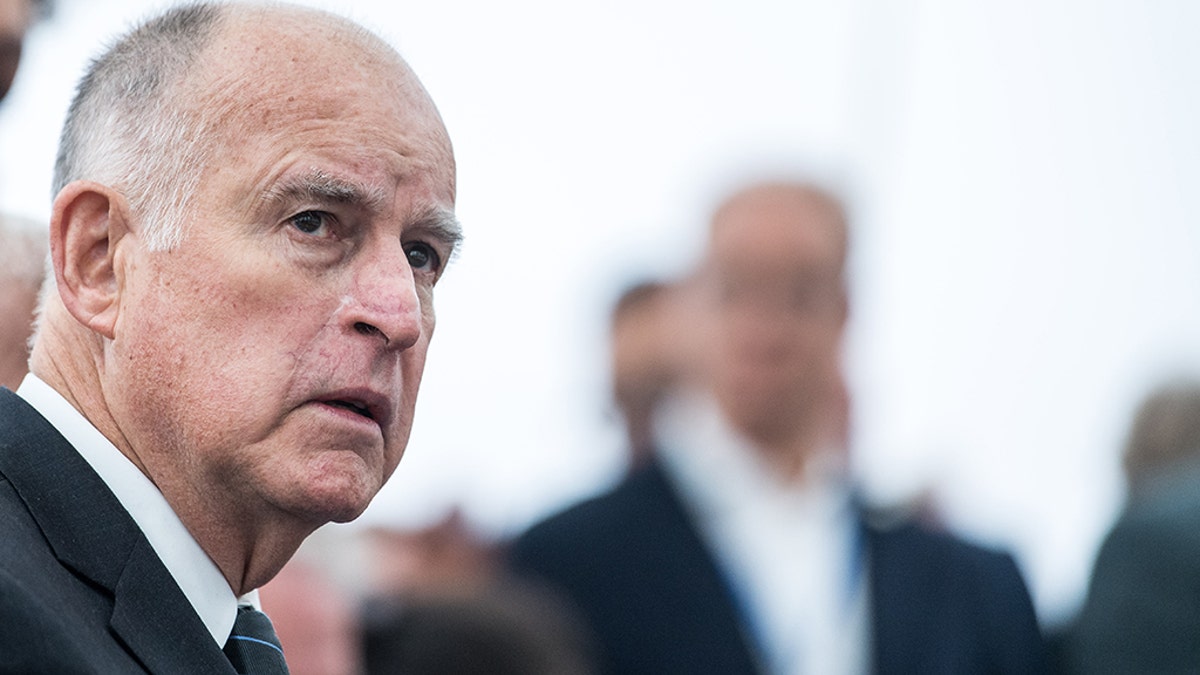 California Governor Jerry Brown. Getty Images
