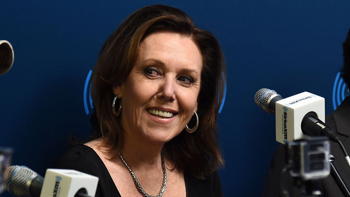 NEW YORK, NY - JUNE 30: Joan Walsh and John Fugelsang attend SiriusXM's Karen Hunter hosts 