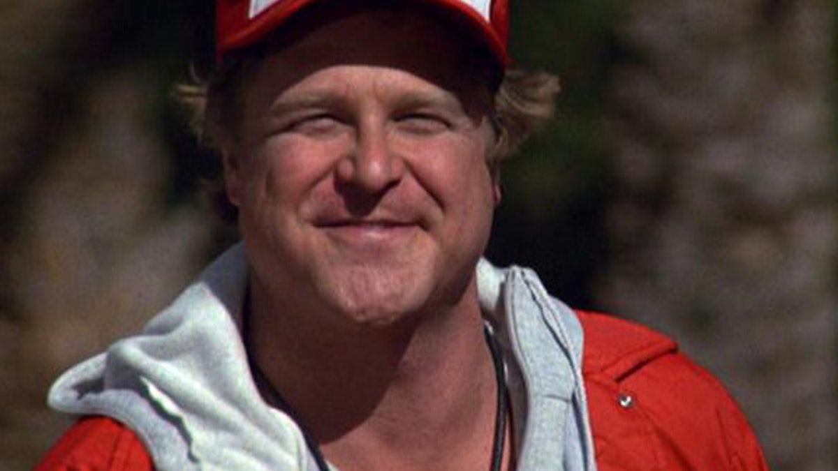 John Goodman appears as Coach Harris in 'Revenge of the Nerds' in 1984.