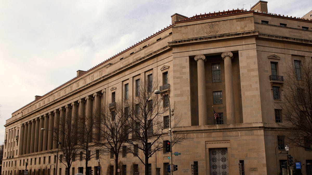 March 4, 2012: The Justice Department building is seen in Washington.