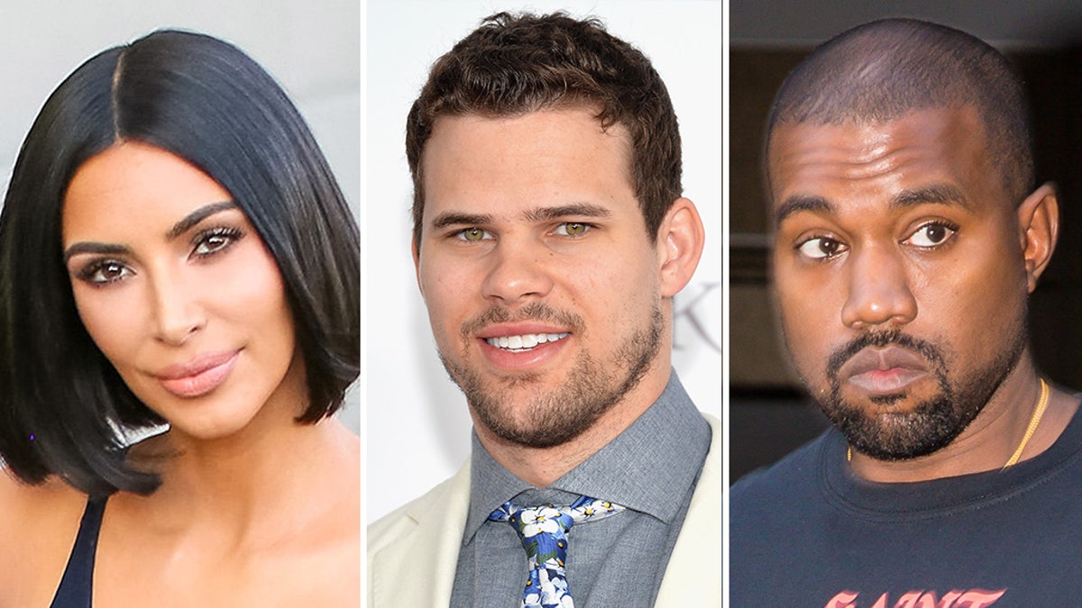 Kim Kardashian, Kris Humphries and Kanye West