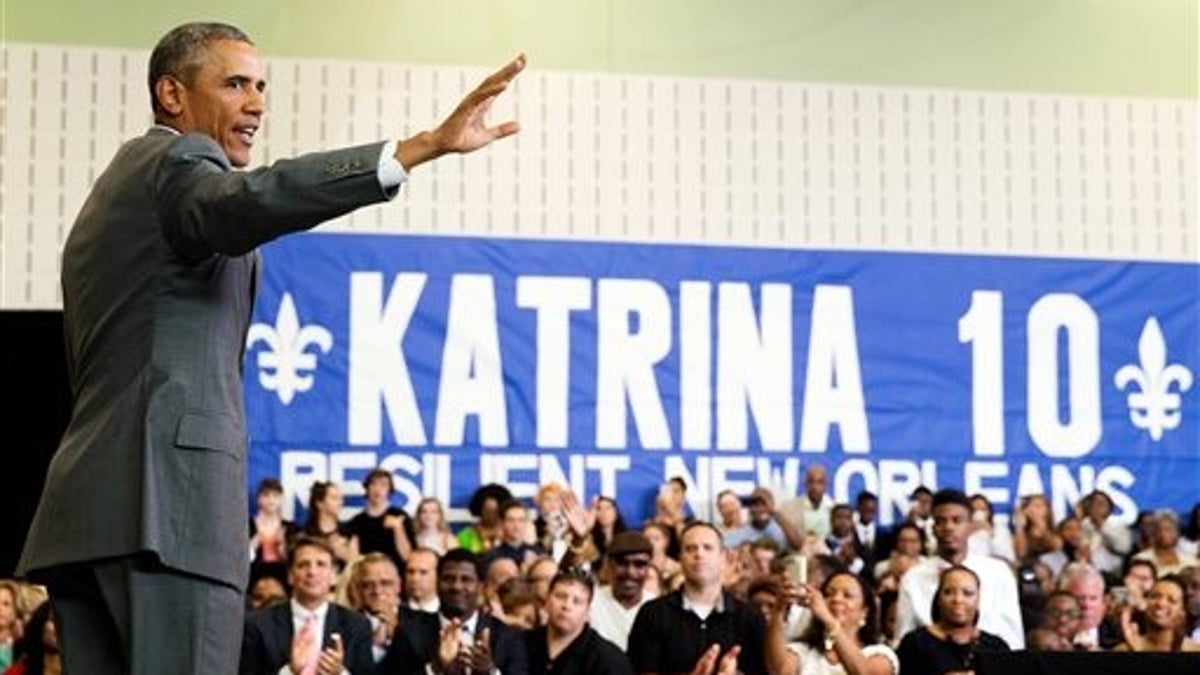 95da63e5-APTOPIX Obama Katrina