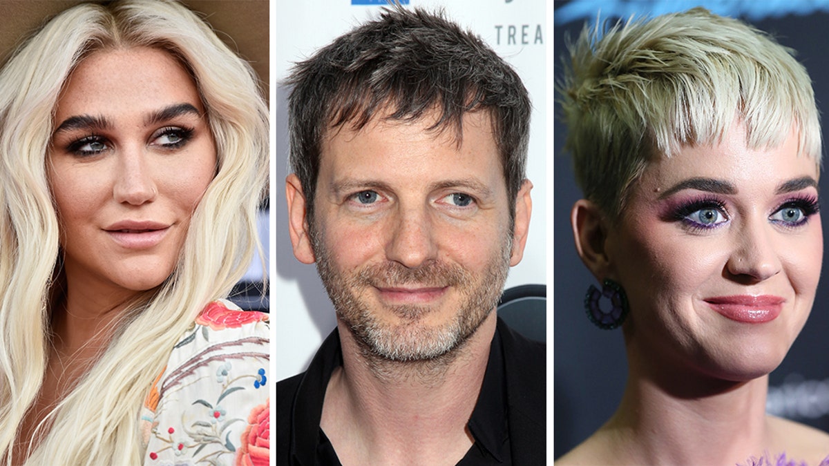 Kesha, Dr Luke and Kathy Perry