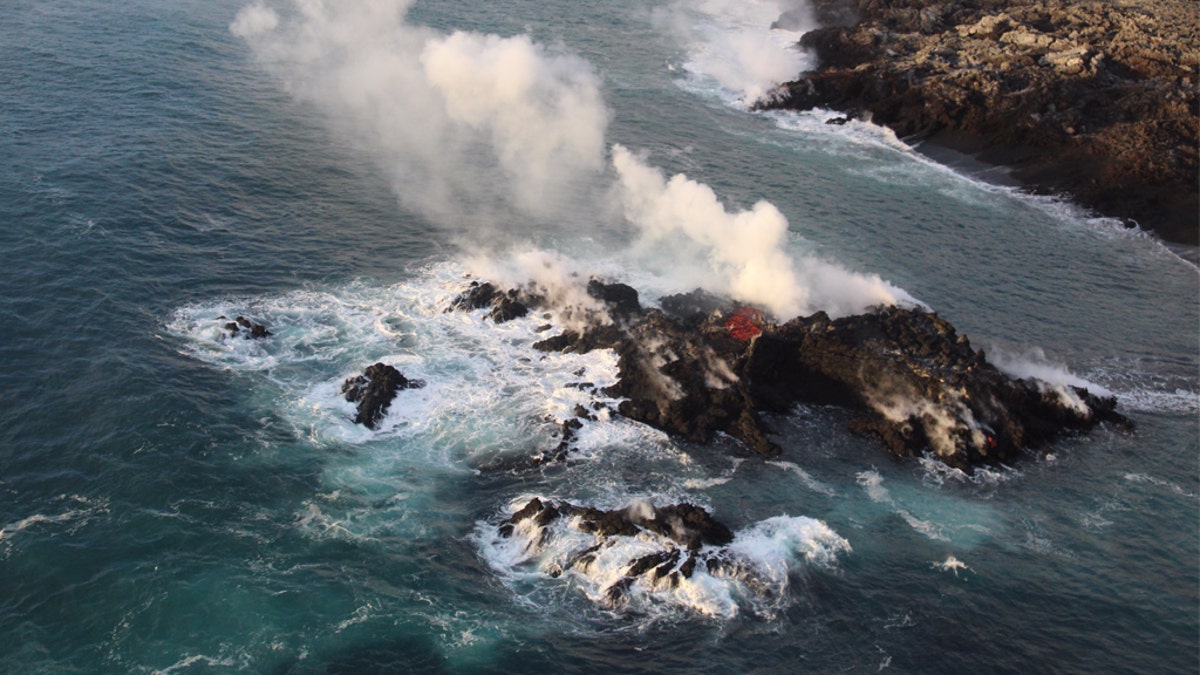 Kilauea volcano eruption