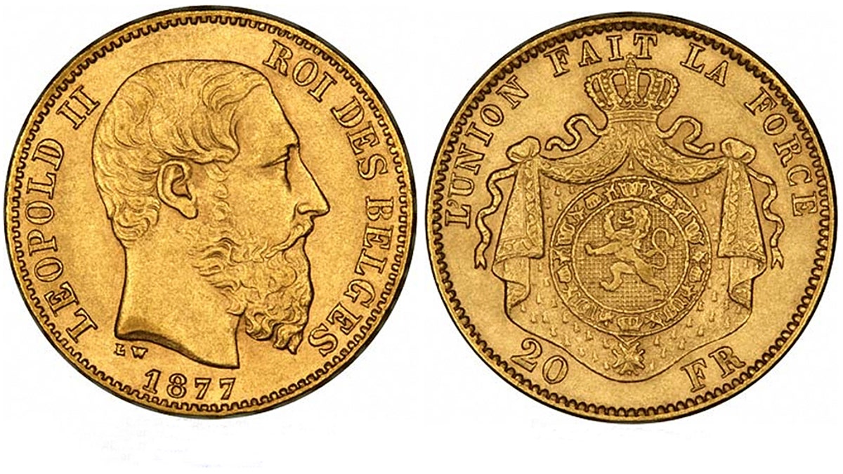 King Leopold II coin
