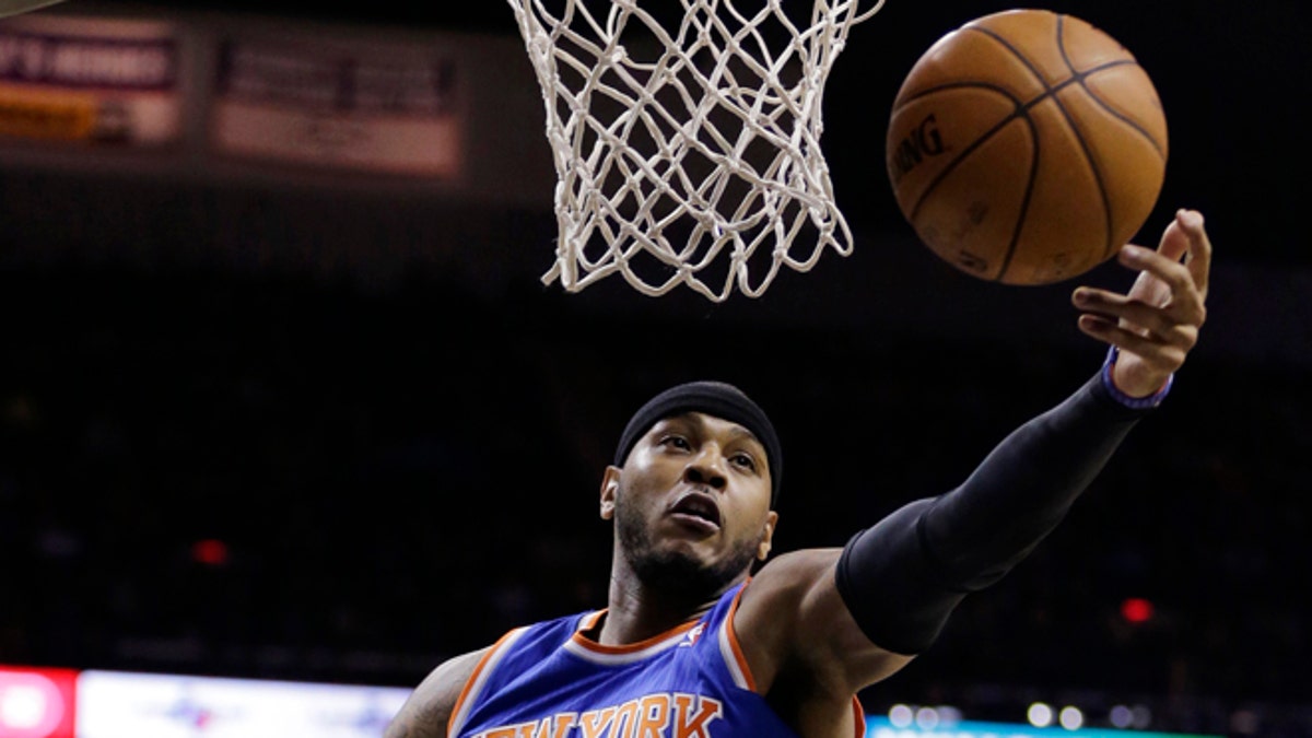 Knicks Spurs Basketball