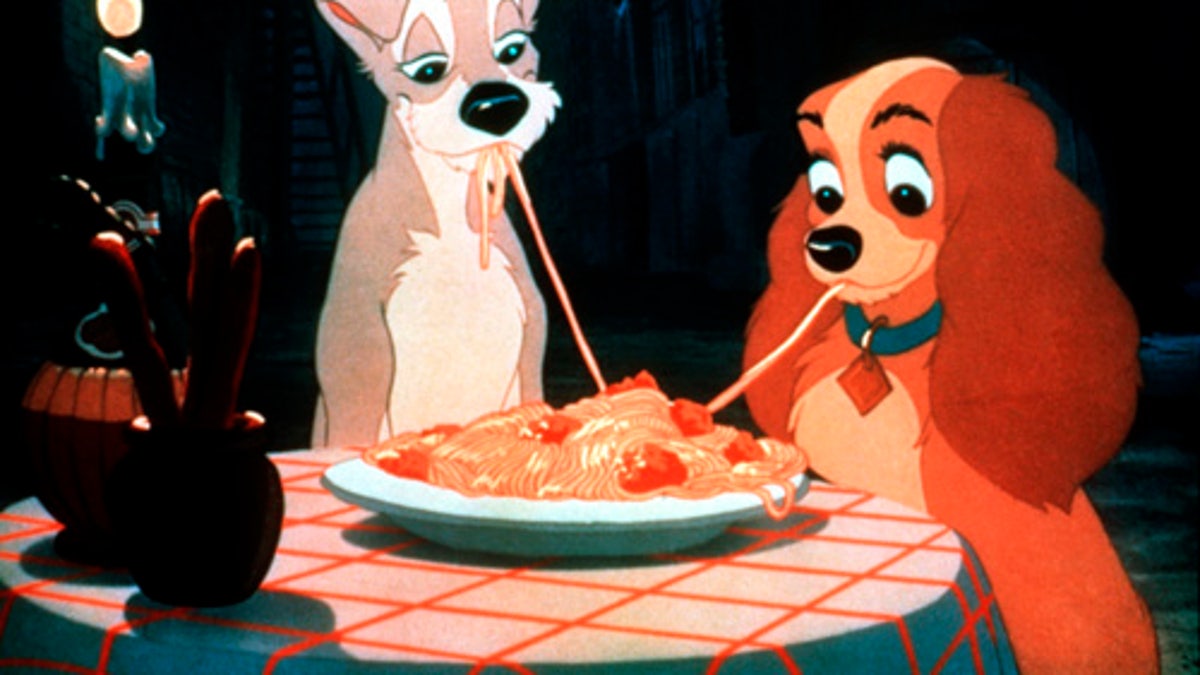 HOUCHRON CAPTION (09/24/1998): The title characters share a romantic meal in 