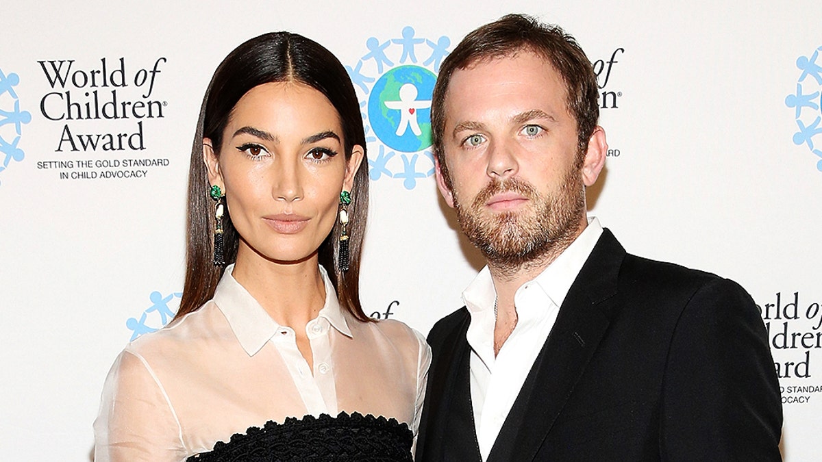 Lily Aldridge Caleb Followill Getty 2016