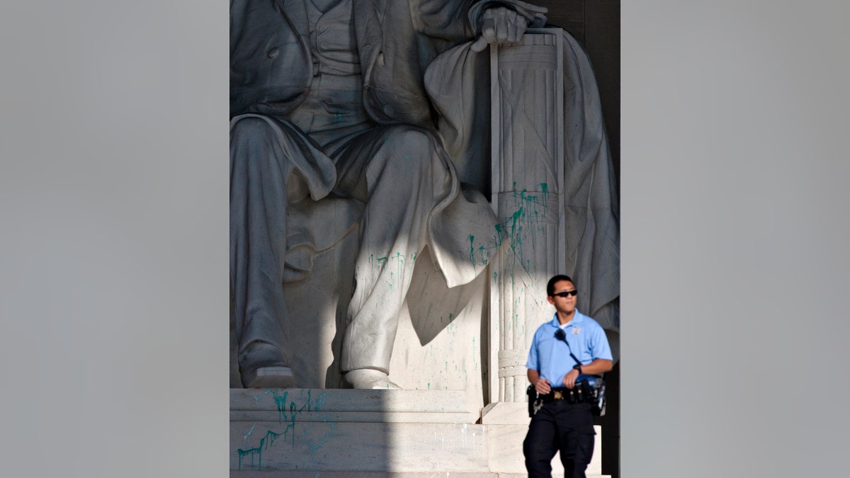 Lincoln Memorial Vandalism