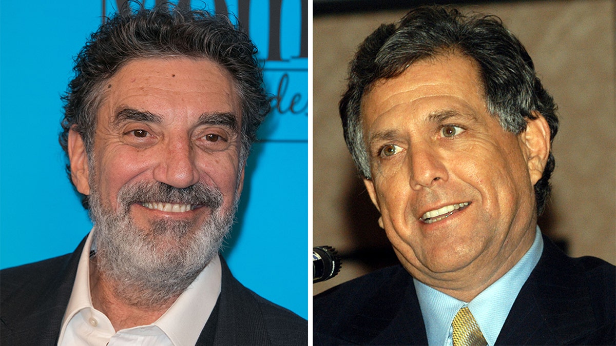 Chuck Lorre and Les Moonves