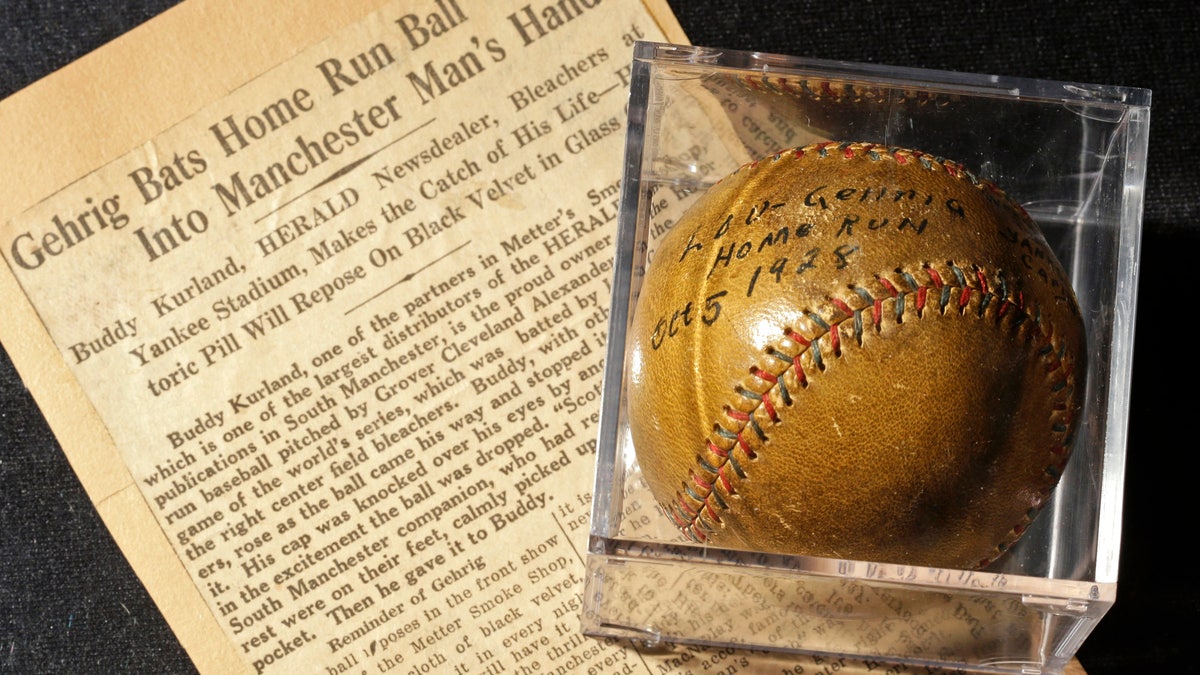 Lou Gehrigs Home Run Ball