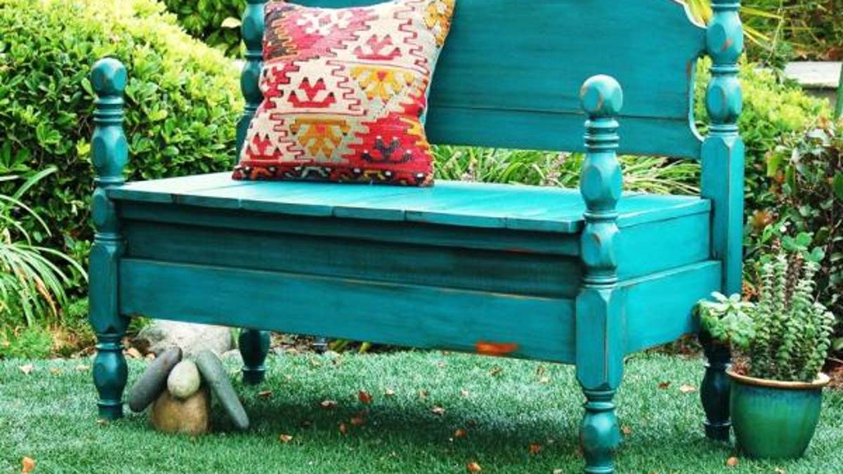 bench upcycled outdoor furniture
