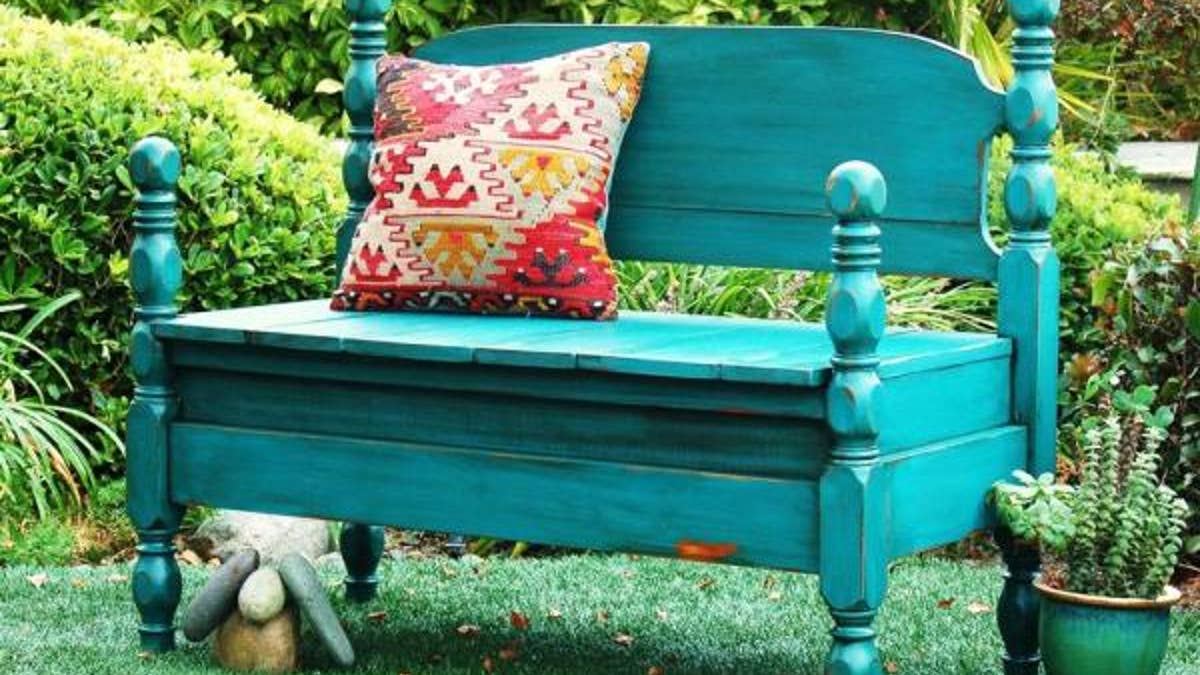 bench upcycled outdoor furniture