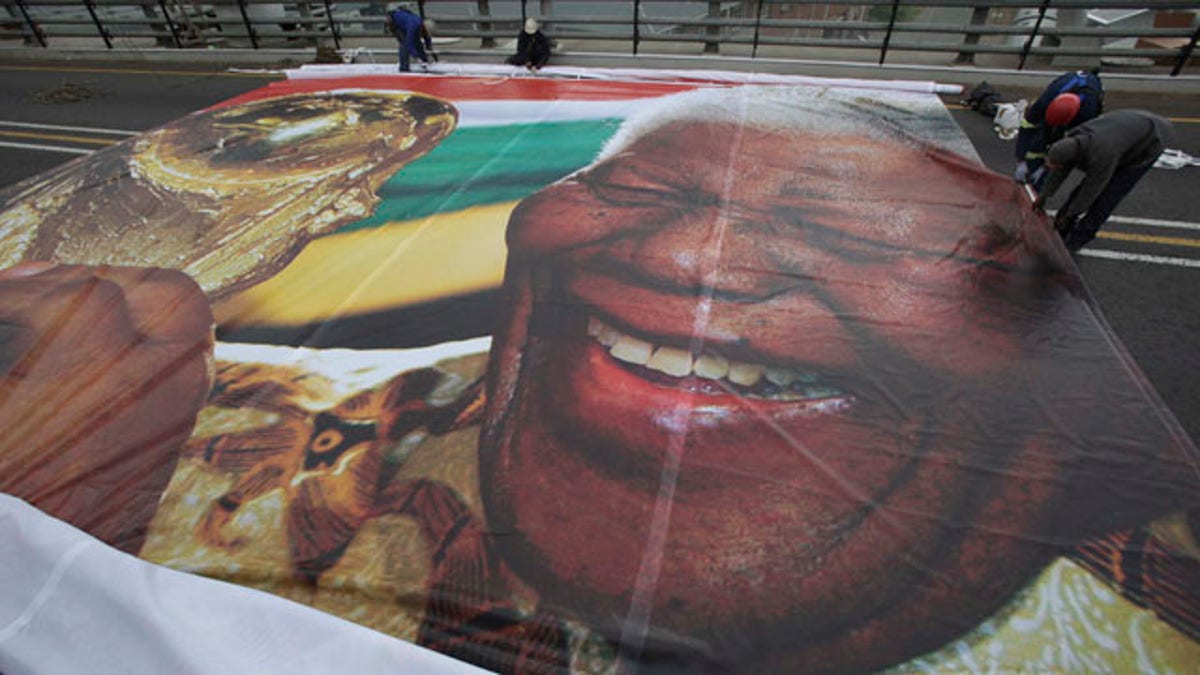 South Africa WCup Mandela