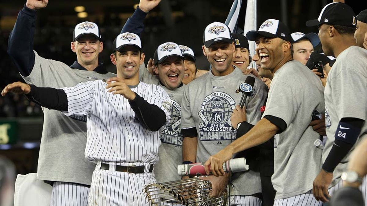 New york yankees 5 time world series champions the core four