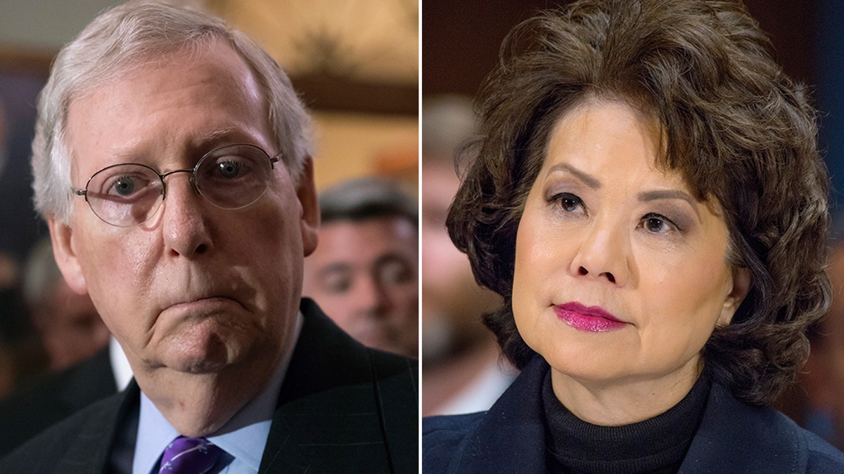 Mitch McConnell and Elaine Chao