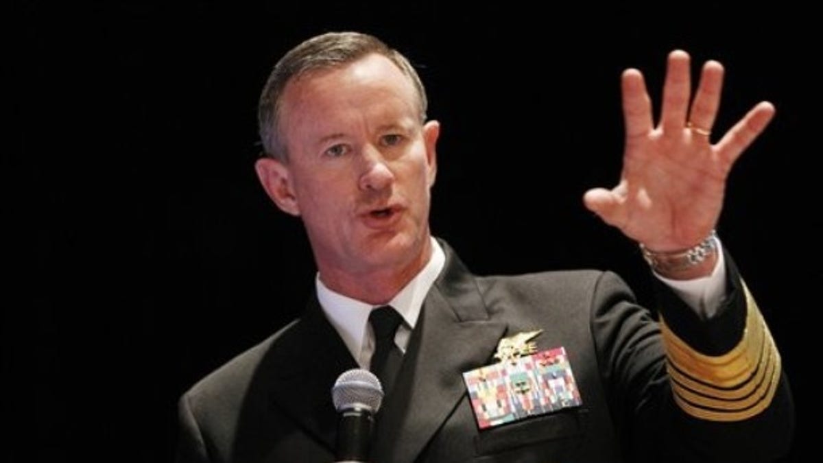 Feb. 7, 2012: Navy Adm. Bill McRaven, commander of the U.S. Special Operations Command, addresses the National Defense Industrial Association (NDIA), in Washington.
