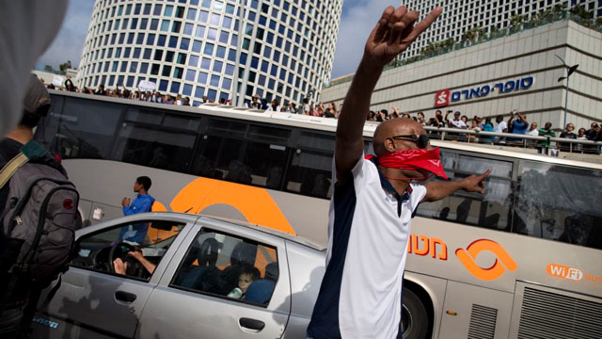 Mideast Israel Ethiopians Protest