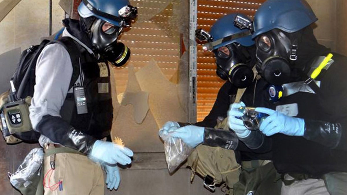 Mideast Syria Toxic Gas