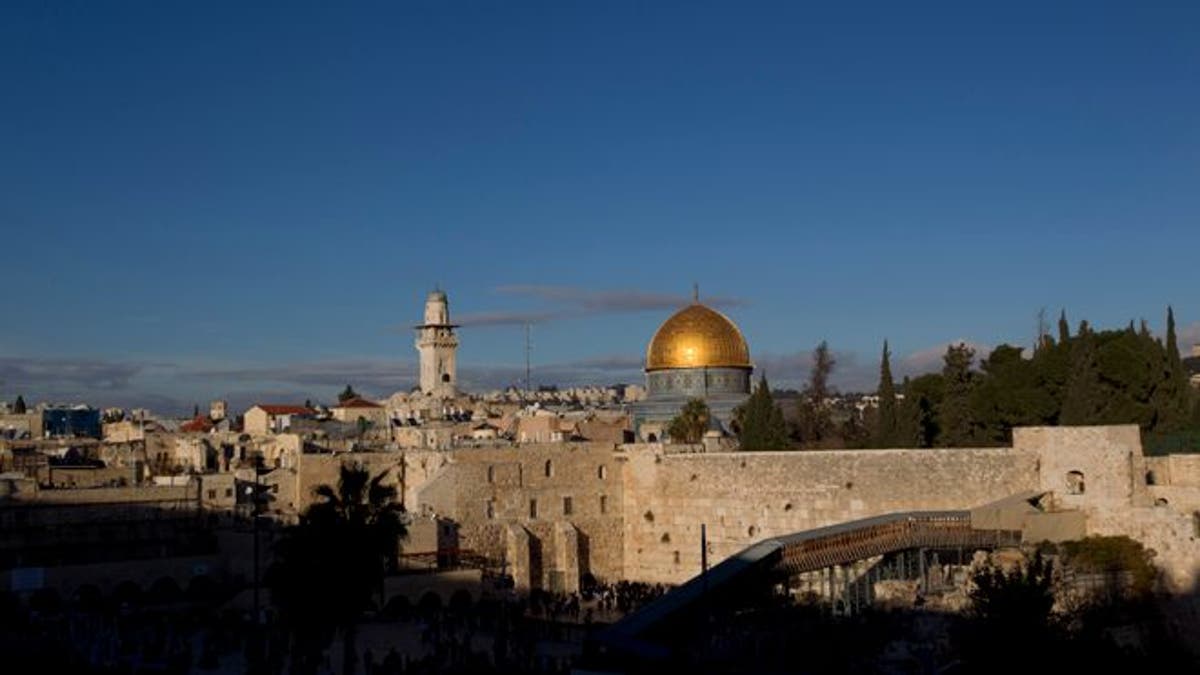Dec. 13, 2012: The Western Wall and golden Dome of the Rock in Jerusalem's Old City.