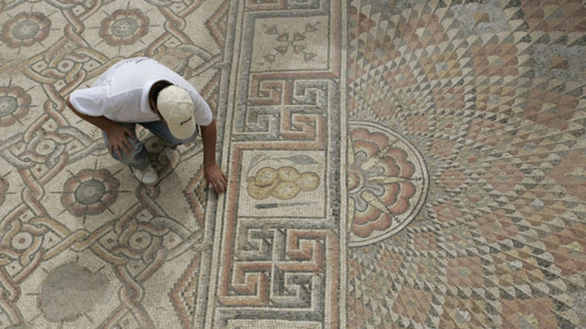 Mideast Israel Palestinians Large Mosaic