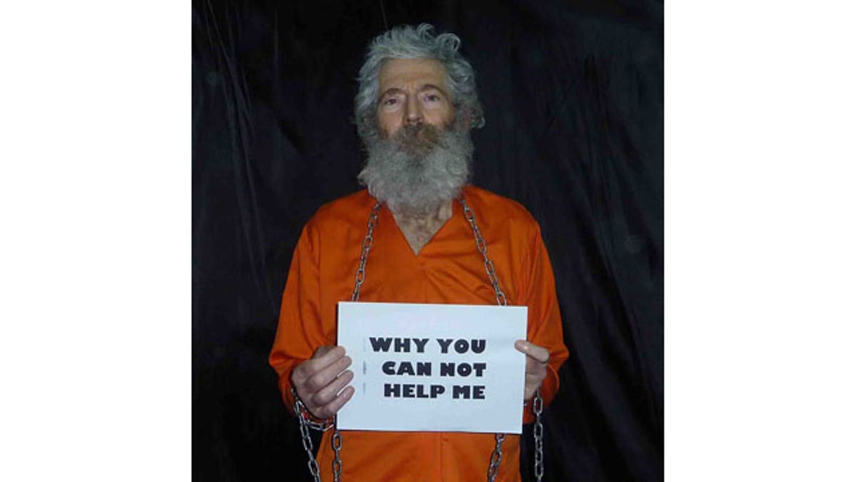 This undated handout photo provided by the family of Robert Levinson, shows retired-FBI agent Robert Levinson in a photo the family received in April 2011. (AP Photo)